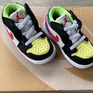 Kids toddler size Nike Air Jordan tennis shoes